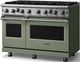 Viking® 5 Series 48” Eucalyptus Pro Style Liquid Propane Gas Range-2