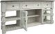 International Furniture Direct Stone Weathered Gray/White 70" TV Stand-0