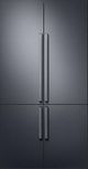 Dacor® Modernist 36" Graphite Stainless Steel Built-In French Refrigerator Door Panel Kit-0