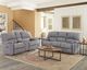 HomeStretch Rhino Gray Manual Reclining Loveseat-1