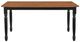 Coaster® Hollyoak 5-Piece Black/Walnut Dining Set-2