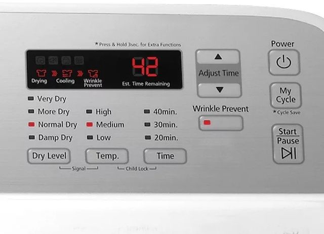 Samsung 7.2 Cu. Ft. White Electric Dryer-1