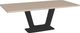 Amisco Customizable Amelia 84" Rectangular Dining Table with 1.63" White Oak Veneer Top-0