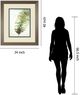 Classy Living Patricia PintoWatercolor Plantain Leaves Il Wall Art-2