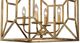 Forty West Harry Gold 4-Light Chandelier-4