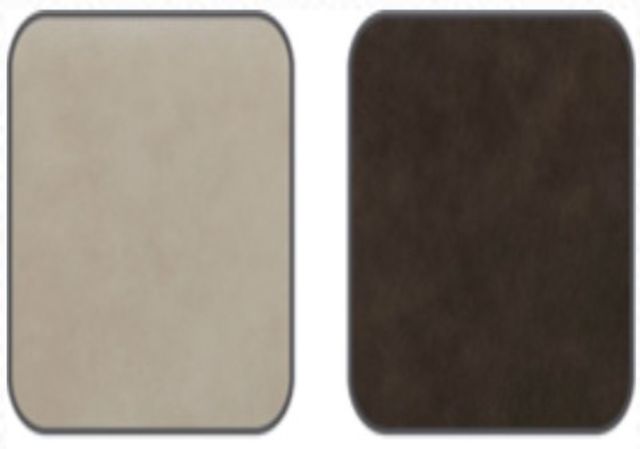 Bassett® Furniture Club Level Manteo Sable Leather Power Reclining Loveseat with Console-3