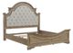 Liberty Furniture Magnolia Manor Taupe/Weathered Bisque Queen Upholstered Panel Bed-0