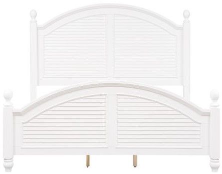 Liberty Furniture Summer House l 5-Piece Oyster White Poster Bedroom Set-1