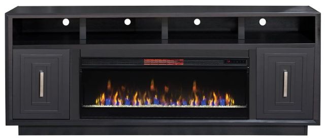 Legends Home Sunset Seal Skin Black 83" Fireplace Console-0