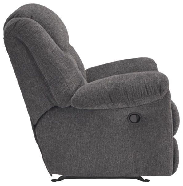Signature Design by Ashley® Foreside Charcoal Manual Rocker Recliner-3