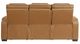 Homelegance® Fairway Brown Double Power Reclining Sofa with Drop-Down Console-3
