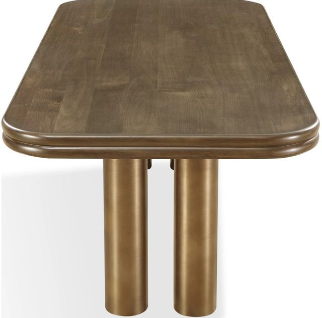 Modus Furniture Mataranka Bistre Dining Table with Brushed Gold Base-3