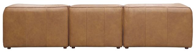 Moe's Home Collection Form Dream 5-Piece Sonoran Tan L-Shaped Modular Leather Sectional and Ottoman-2