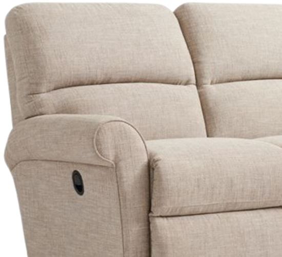 La-Z-Boy® Robin Taupe Manual Reclining Loveseat-1