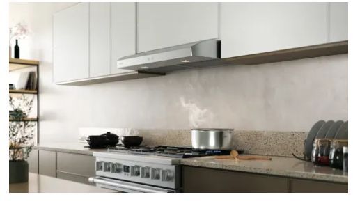 Elica Aria Nuova Comfort Bellagio Series Stainless Steel 30" Under Cabinet Range Hood with 4-Speed-2