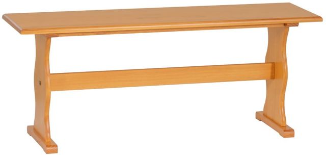 Linon Chelsea Natural Nook Simple Bench-0