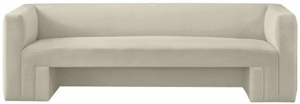 Meridian Furniture Henson Cream Velvet Sofa-1