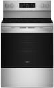 Whirlpool® 30" Fingerprint Resistant Stainless Steel Freestanding Glass-Top Electric Range with Air Cooking Technology-0