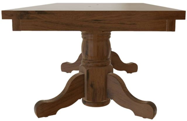 Mavin Customizable Rectangular Plank Extendable Dining Table with 18" Leaf-2