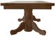 Mavin Customizable Rectangular Plank Extendable Dining Table with 18" Leaf-2