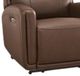 Signature Design by Ashley® Pincara Umber Power Auto Glide Recliner with Adjustable Headrest-1