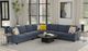 Jackson Furniture Foley 5-Piece Lead L-Shape Sectional-5