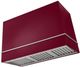 AGA Loge 48" Cranberry Wall Mounted Range Hood with Brushed Nickel Trim-0