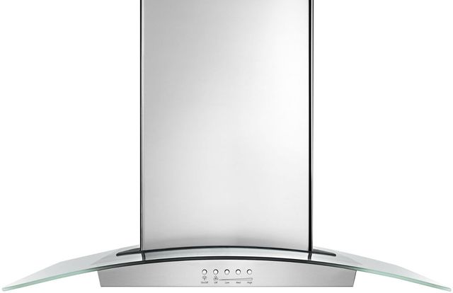 Maytag® Stainless Steel Modern Glass Wall Mount Range Hood-0