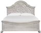 Magnussen Home® Bronwyn Alabaster King Shaped Panel Bed-1
