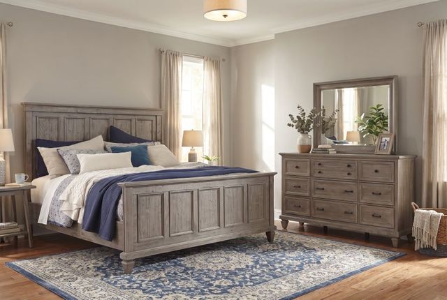 Magnussen Home® Lancaster 3-Piece Dovetail Gray King Bedroom Set-1