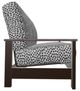 Telescope Casual Leeward Agra Classic/Kona Fabric/Polymer Outdoor Cushion Three-Seat Sofa with Boardwalk Rustic Polymer Arms-2