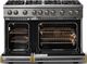 Viking® 5 Series 48" Stainless Steel Pro Style Gas (LP) Range with Brushed Brass Trim-1