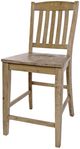 Jofran Inc. Carlyle Crossing Brown Slatback Counter Stool-3