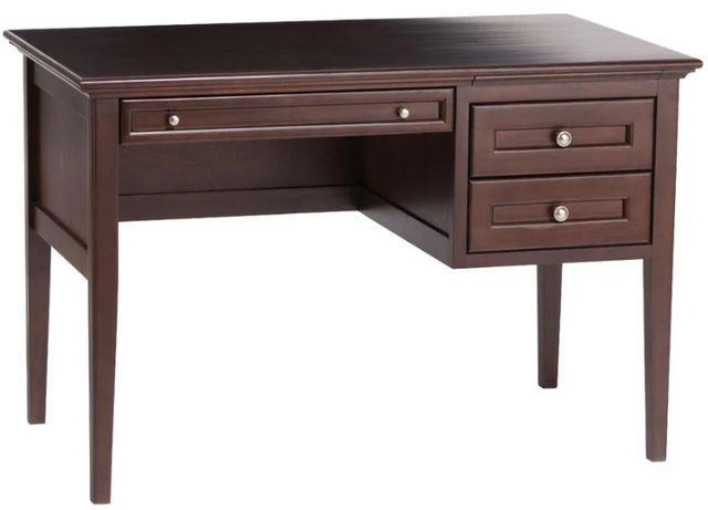 Whittier Wood® Furniture McKenzie Caffe 3-Drawer Desk-0