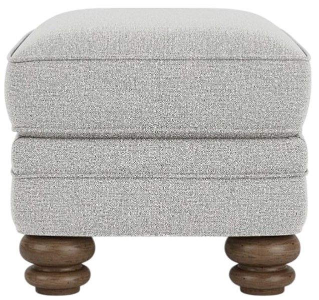 Flexsteel® Bay Bridge Silver Glacier Ottoman-2