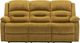Monarch Specialties Inc. Gold Power Reclining Sofa with USB Ports-0