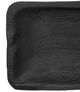 A & B Home Black Rectangle Genuine Teak Wood Tray-4