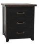 Jofran Inc. Madison County 4-Piece Vintage Black King Barn Door Bedroom Set-4