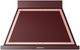 Ilve® Nostalgie II Noblesse 40" Burgundy Wall Mounted Range Hood with Copper Trim-0