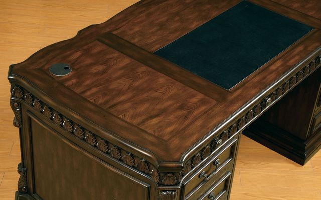 Coaster® Tucker Rich Brown Executive Desk-2