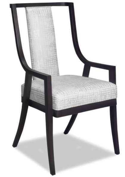 Parker Southern Caleb Ebony/Down To The Wire Oyster Dining Chair-0