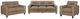 Coaster® Scotland 3-Piece Brown Upholstered Sofa Set-0