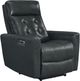 Elements International All Star Charcoal Power Recliner Chair-0