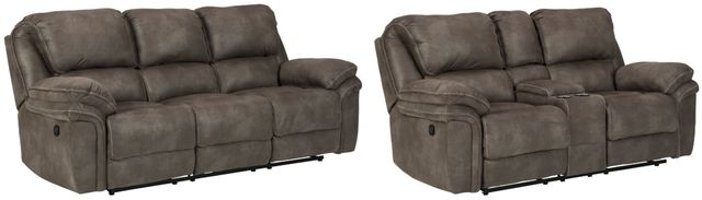 Benchcraft® Trementon 2-Piece Graphite Living Room Seating Set with Power Reclining Sofa-0