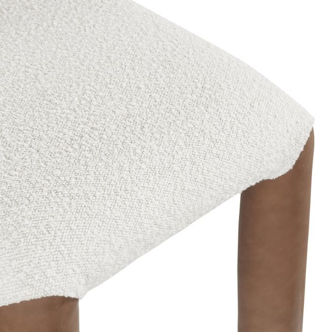 Meridian Furniture Amari Brown/Cream Upholstered Dining Chair-4