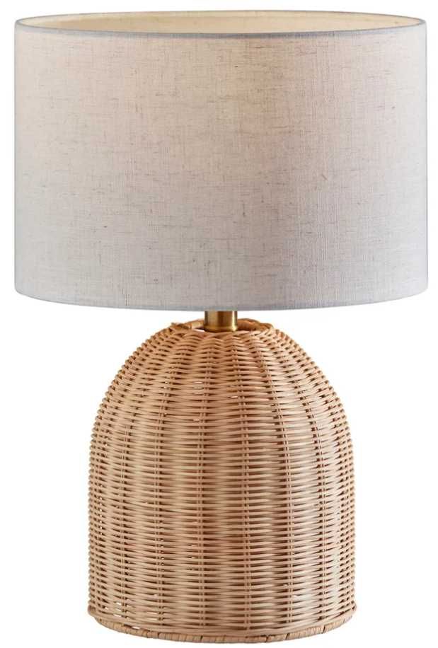 Adesso® Bali Light Rattan Table Lamp-0