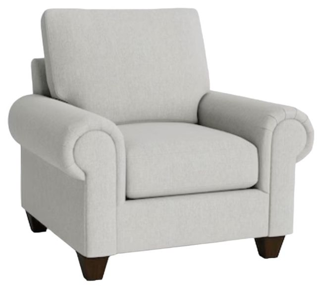 Bassett® Furniture Customizable Benchmade Premier Large Panel Arm Accent Chair-0