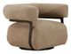 Four Hands Gareth Nubuck Silver Swivel Chair-0