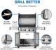 Napoleon Rogue® 525 SB 4-Burner Stainless Steel Freestanding Liquid Propane Grill with Range Side Burner-3