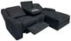 Homelegance® Monterey 2-Piece Ebony Manual Reclining Right-Arm Facing Sectional and Chaise-4